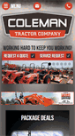 Mobile Screenshot of colemantractor.com